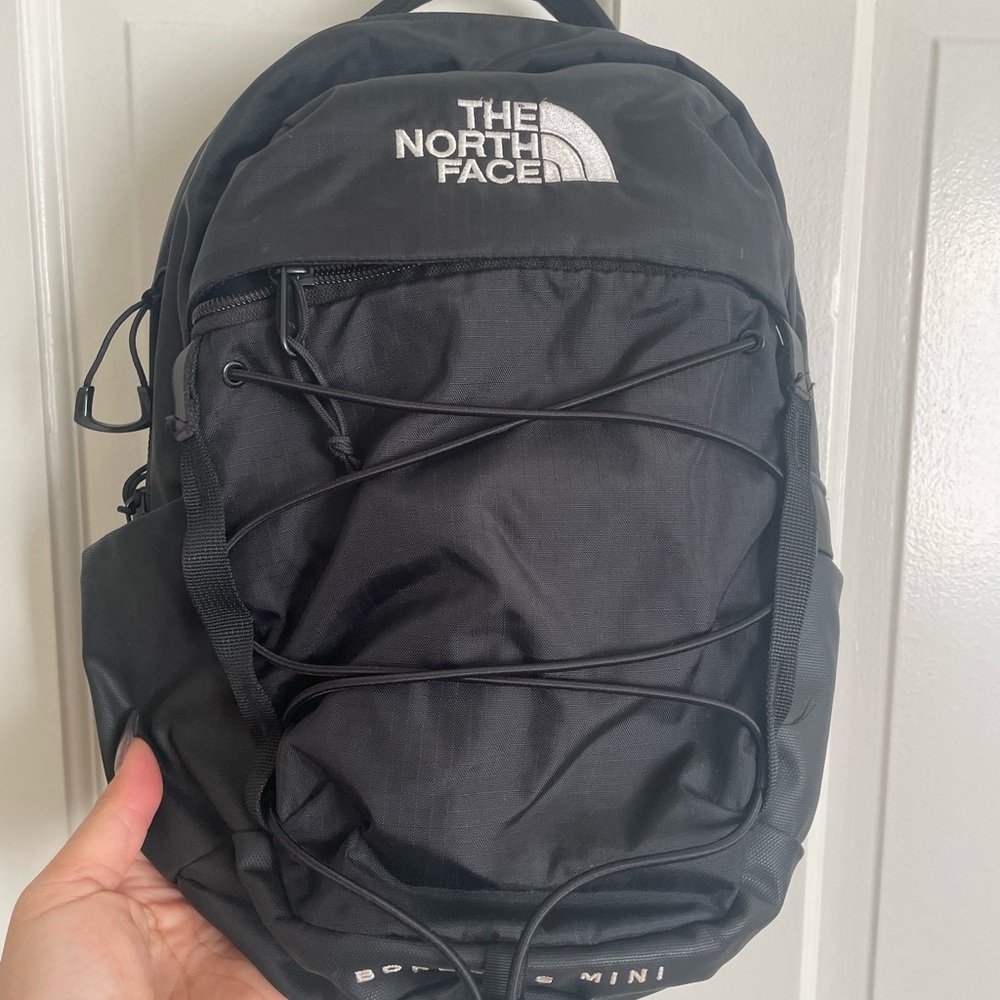 Pre loved North Face Mini Borealis Black Backpack